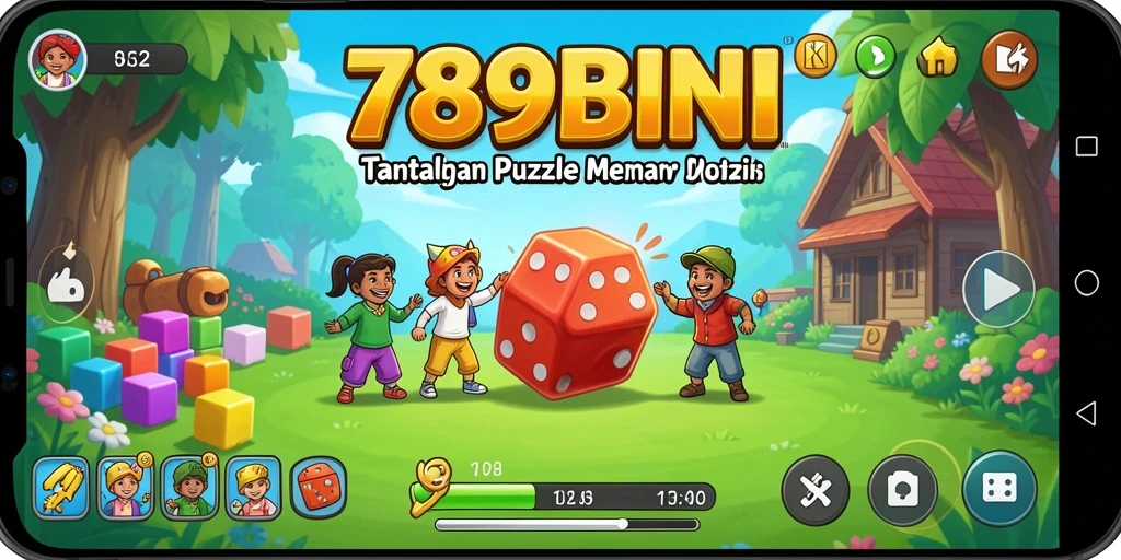Screenshot gameplay 789BNI yang menampilkan tantangan puzzle.