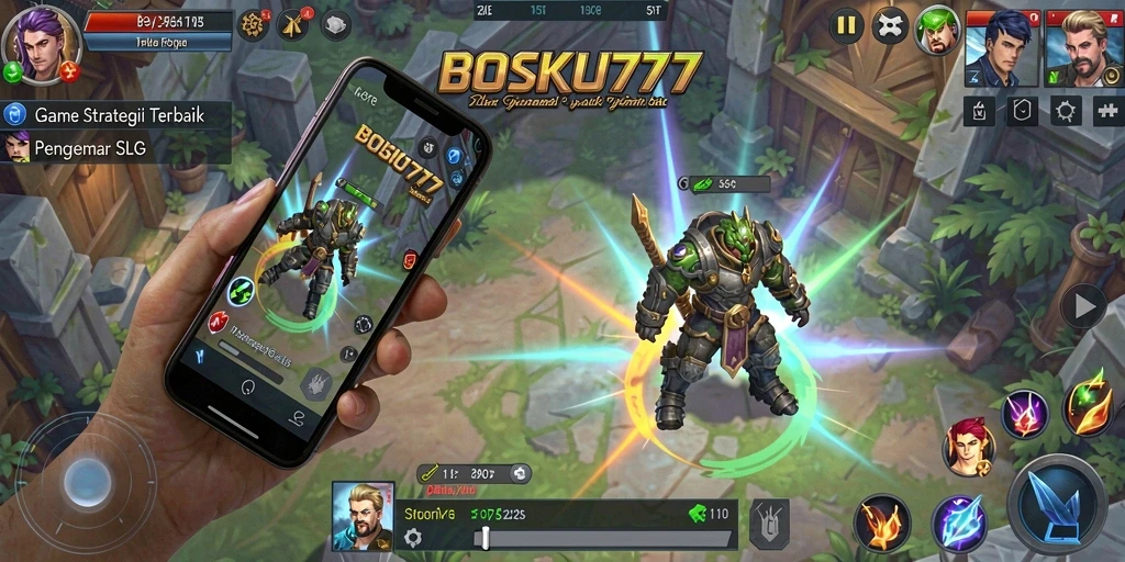 Screenshot dari gameplay BOSKU777 yang menegangkan.