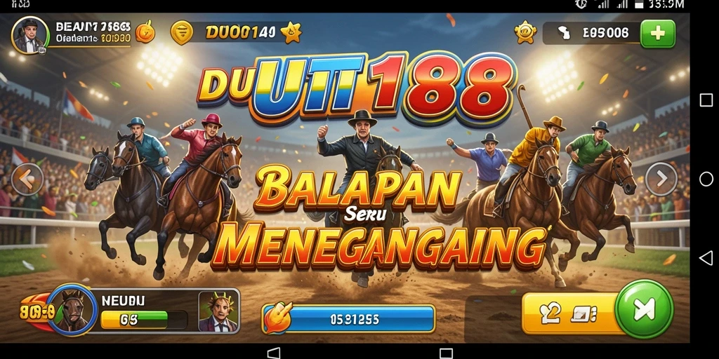 Tampilan gameplay seru dari DUIT188 yang penuh aksi balapan.