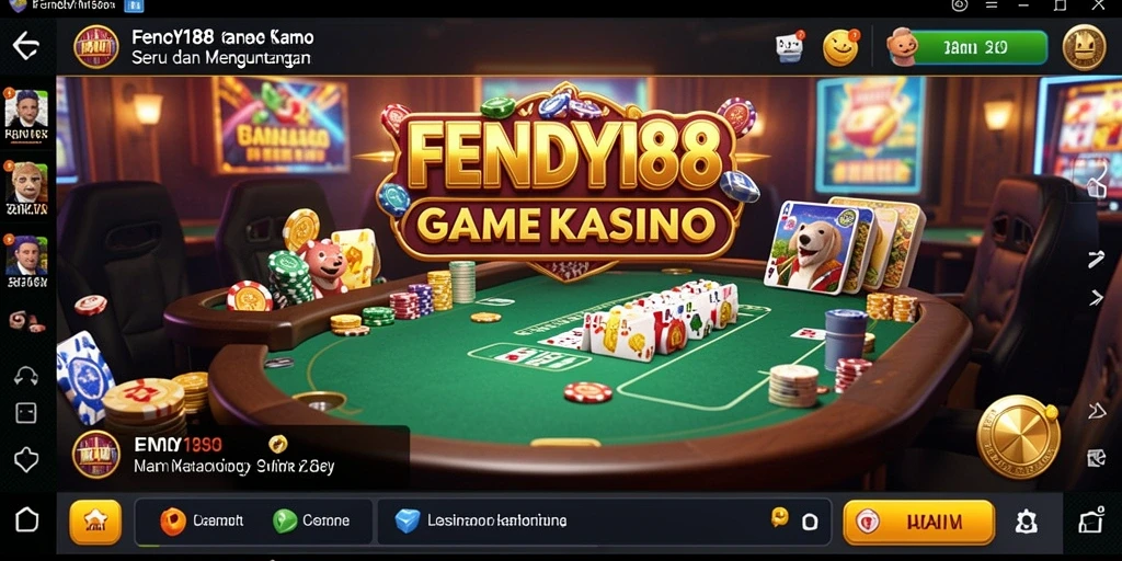 Screenshot gameplay FENDY188 yang menampilkan aksi Kasino yang seru.