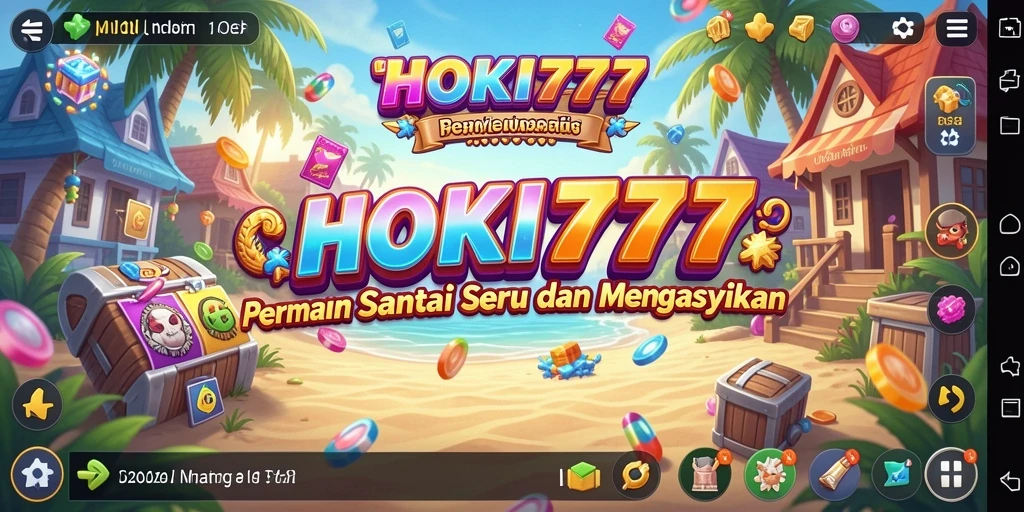 Tangkapan layar gameplay HOKI777 yang penuh warna dan menyenangkan.