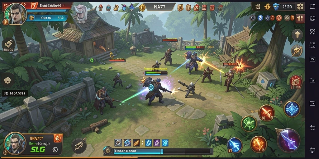 Tampilan gameplay INA777 yang menegangkan dan strategis.