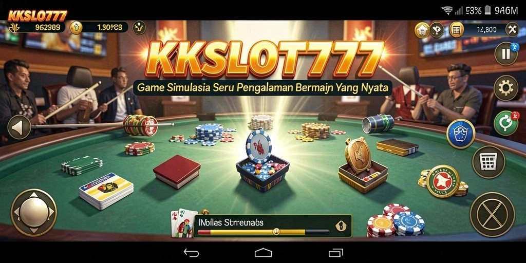 Tampilan gameplay KKSLOT777 yang seru dan menantang.