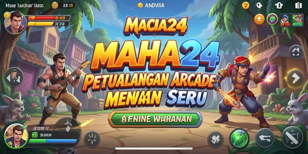Tampilan gameplay seru MAHA24 yang menantang.