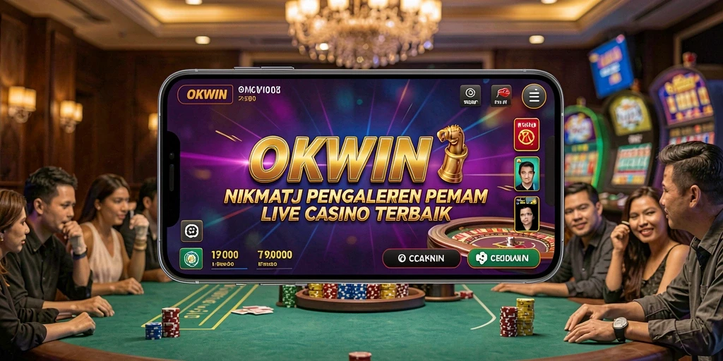 Gameplay Live Casino yang mendebarkan dan interaktif di OKWIN.