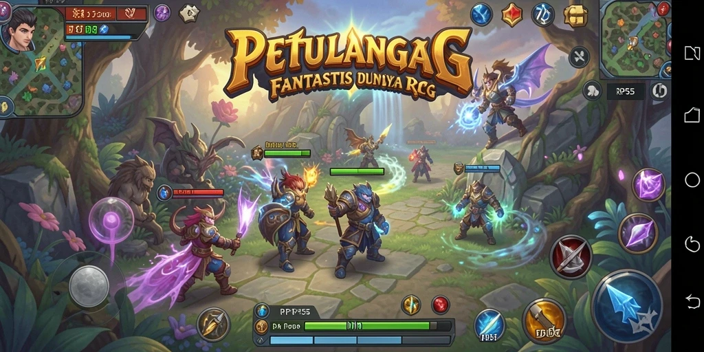 Gameplay RPG yang menarik dan mendalam di RP55.
