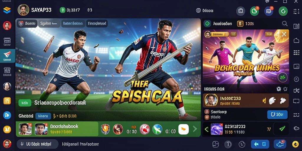 Tampilan gameplay Sportsbook di SAYAP33 yang menarik dan interaktif.