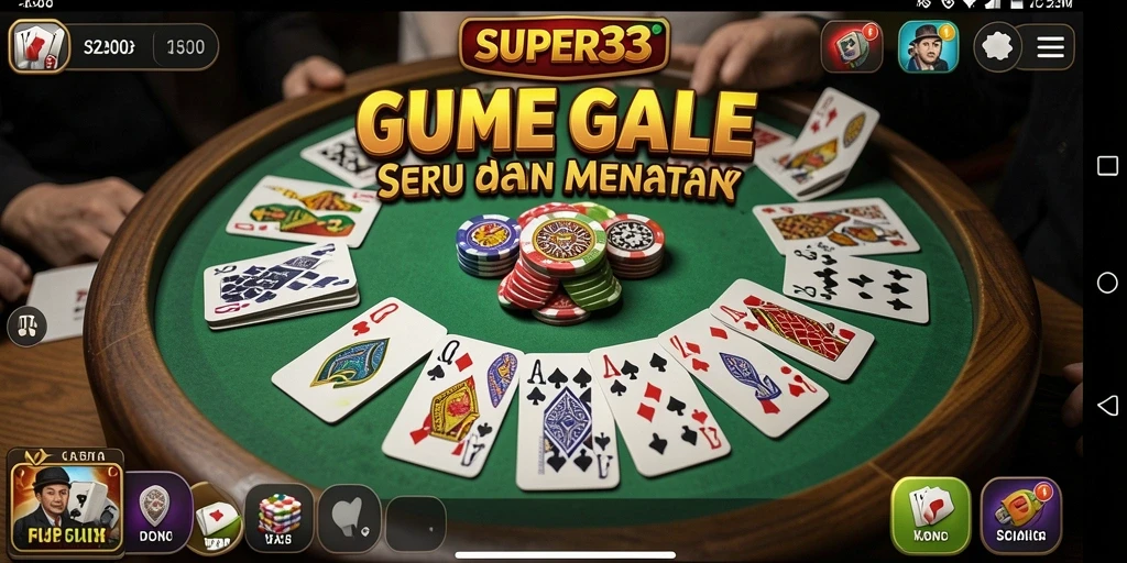 Tampilan gameplay seru dan interaktif dari SUPER33.