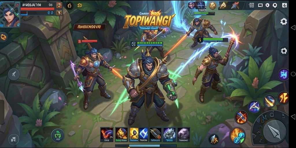 Gameplay seru dengan karakter unik di TOPIWANGI.